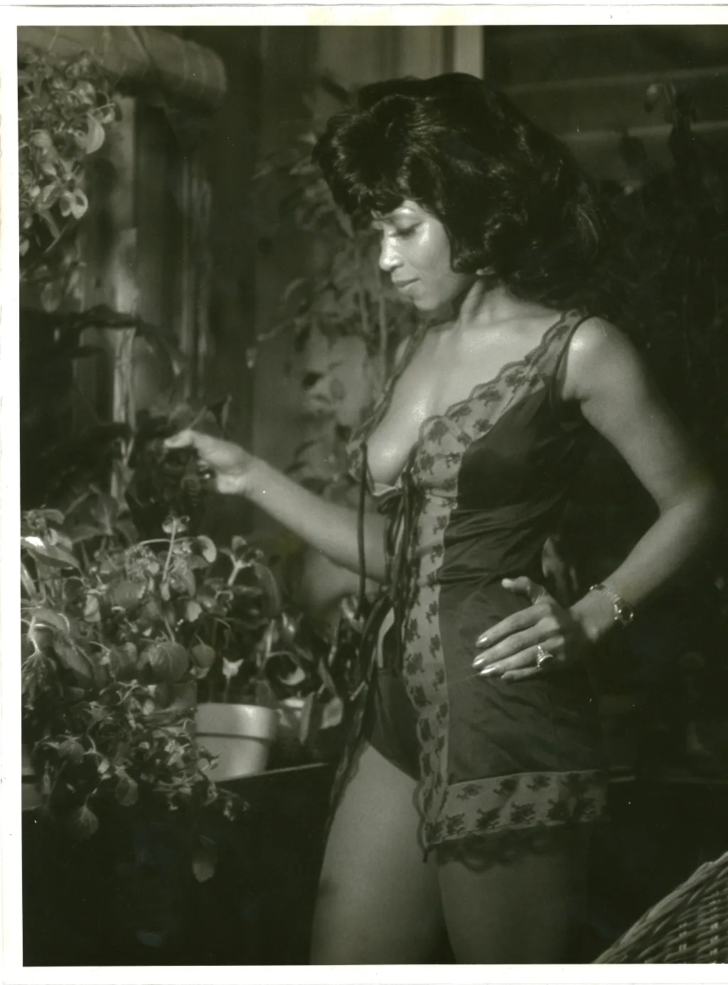 Ellie broadcasting live to an audience.